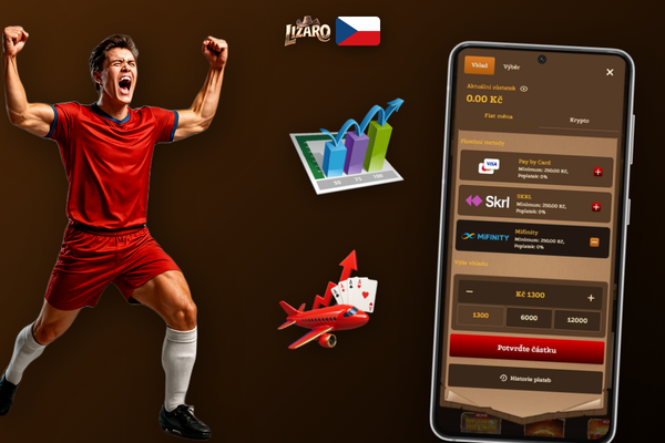 Uvítací bonus Lizaro Casino s 250 % navýšením prvního vkladu a free spiny