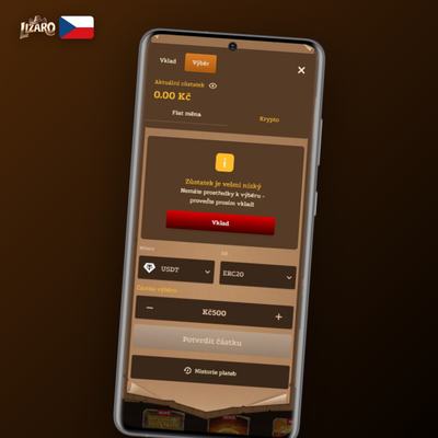 E-peněženky Skrill a Neteller pro výběr výher v Lizaro Casino do 24 hodin