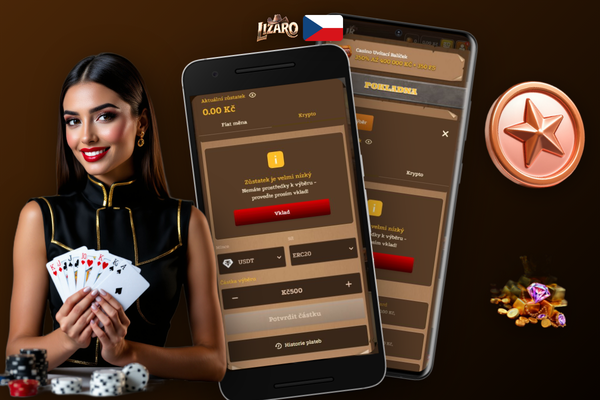 KYC ověření dokladů pro výběr peněz z Lizaro Casino – průkaz a výpis z účtu